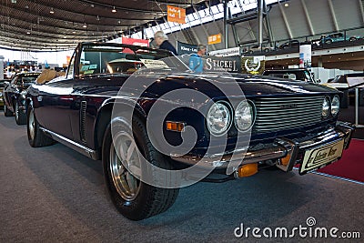 Grand tourer car Jensen Interceptor MkIII Convertible, 1974. Editorial Stock Photo