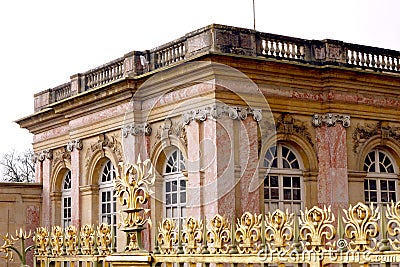 Grand Trianon Palace - Versailles Stock Photo