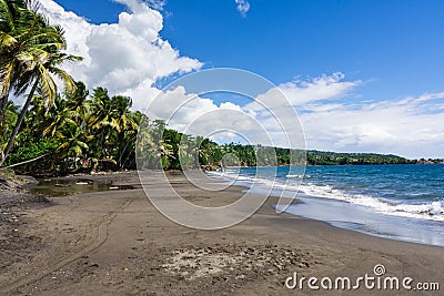 Grande Anse beach near Trois Rivieres Stock Photo