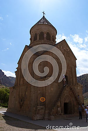 Surb Astvatsatsin Churchs, Noravank in Armenia Editorial Stock Photo