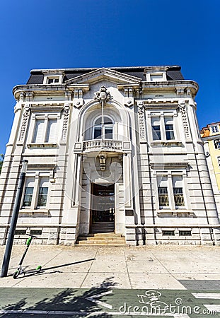 Grandiose Architecture in Lisbon Stock Photo