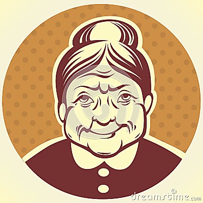 Grandma Vector Illustration