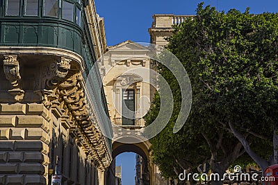 The Grandmasters Palace in Valletta Stock Photo