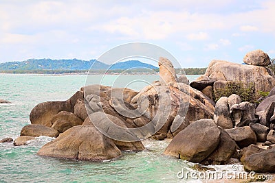 Grandmother and Grandfather Rock) Stock Photo