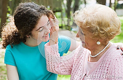 Grandmothers Love Stock Photo