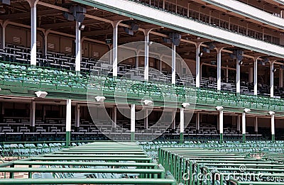 Grandstands at Churchill Downs Editorial Stock Photo