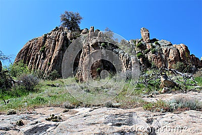 Granite Dells Stock Photo