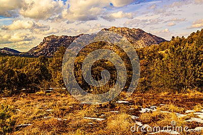 Granite Mountain Wilderness Prescott AZ Stock Photo
