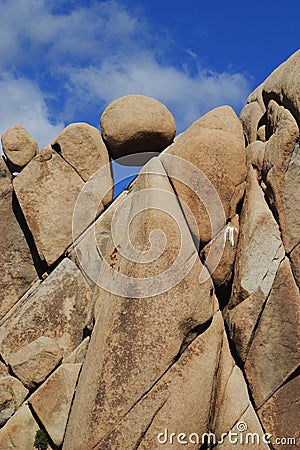 Granite rock formations Stock Photo