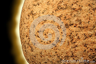 Granite Rock Sun Planet Stock Photo