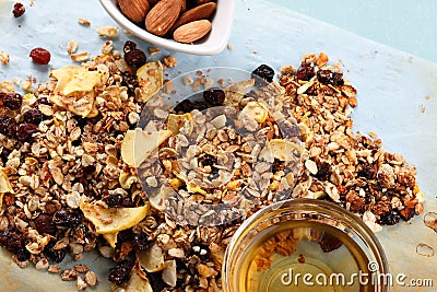 Granola Stock Photo