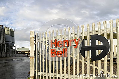 Henry Bell entrance gate open in Grantham. Editorial Stock Photo