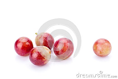 Grape bobbies isolated Stock Photo