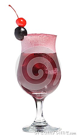 Grape Cocktail Stock Photo