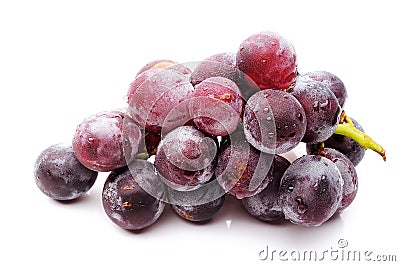 Grape, object, food, fruit, white Stock Photo