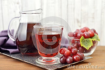 Grape Juice Stock Photo