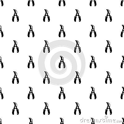 Grape scissors pattern vector seamless Vector Illustration