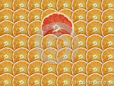 Grapefruit seamless pattern Close up photo, fruit pattern concept Stock Photo