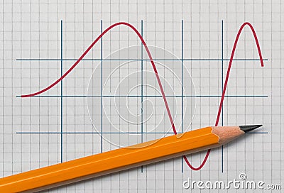 Graph of a function Stock Photo