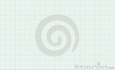 Graph paper green background Grid lines Vector Illustration