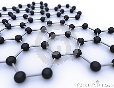 Graphene sheet Stock Photo