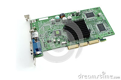 Graphic Card Stock Photo