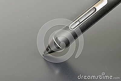 Graphic design digitized pen Stock Photo