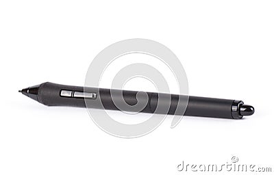 Graphic Design Digitized Pen with Cradle Stock Photo