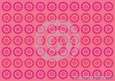 design circle hearts for media and commercial Stock Photo