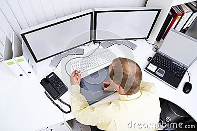 Graphic designer Stock Photo