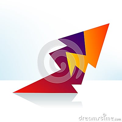 Graphic element arrow Vector Illustration
