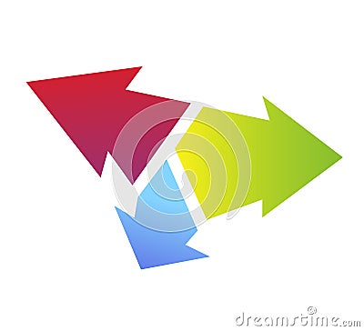 Graphic element arrow Vector Illustration