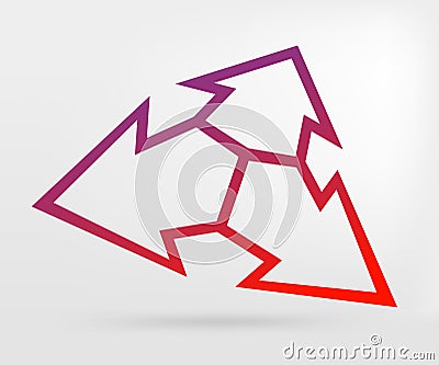 Graphic element arrow Vector Illustration