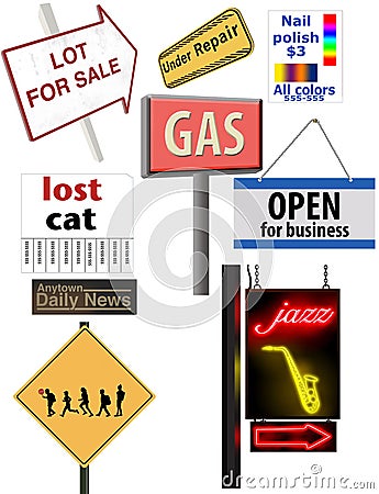 Graphic elements are shown here Stock Photo