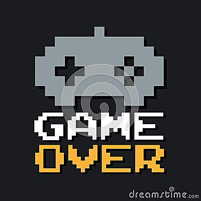 Graphic joypad arcade game vector Vector Illustration