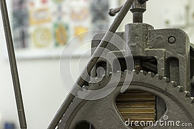 Graphic press Stock Photo