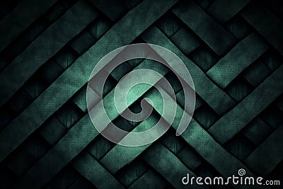 Graphic resource, abstract CGI composition, string mats geometric. 3D rendering. Stock Photo