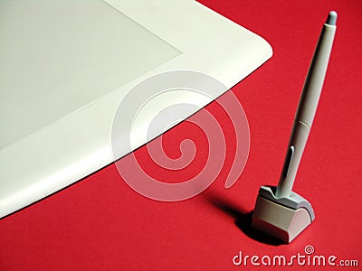 Graphic tablet Stock Photo