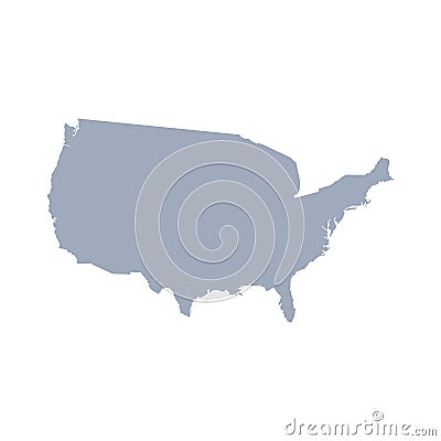 Graphic vector of united states map, vector Vector Illustration