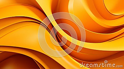 Graphic yellow gradient illustration modern abstraction design background orange shape art motion shadow wave gold Stock Photo