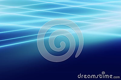 Graphical abstract 3d space background with glowing line at distance Stock Photo
