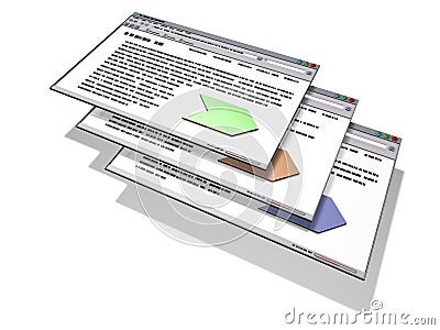 Graphical user interface Stock Photo