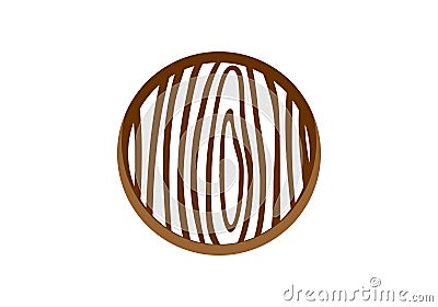 Wood logo vector Stock Photo