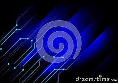 Graphics design Hitech technology connection network digital communication vector illustration Stock Photo