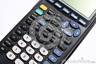 Graphing Calculator Stock Photo