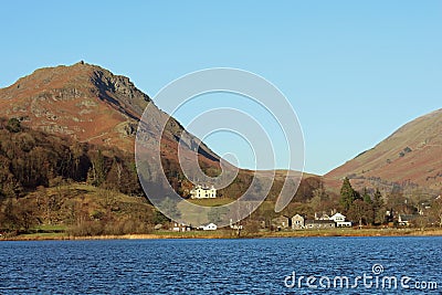 Grasmere and Helm Crag, English Lake District. Stock Photo