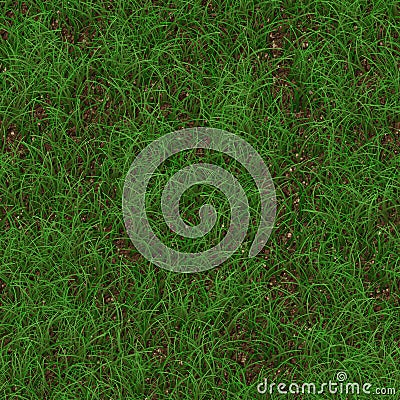 Grass generated seamless texture Stock Photo