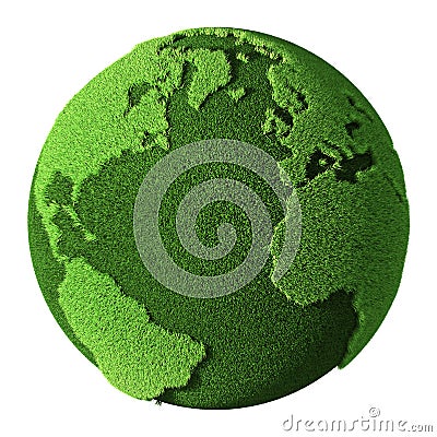 Grass Globe Stock Photo
