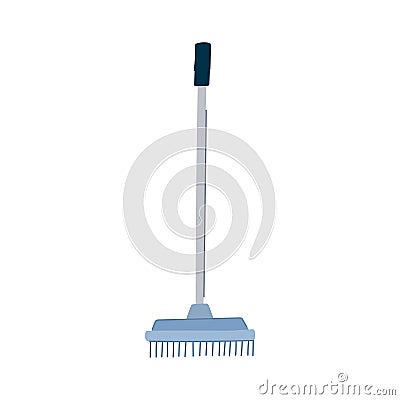 grass rake cartoon vector illustration Vector Illustration