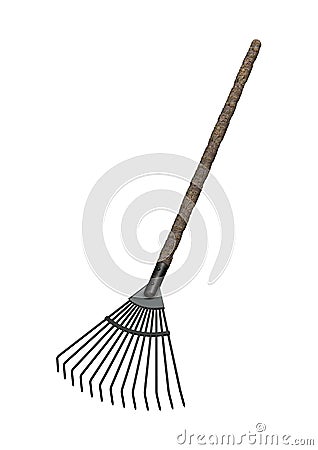 Grass Rake Stock Photo